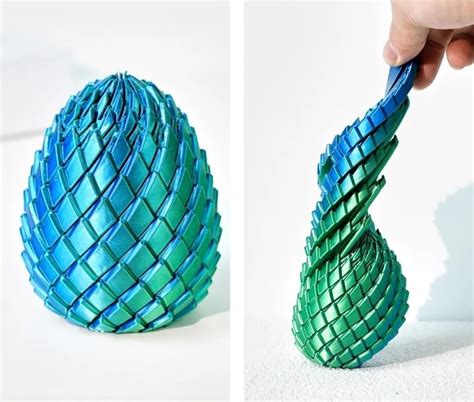 VIKSON INTERNATIONAL - 1 Pc Dragon Egg Gradient Green Twisty Fidget ...