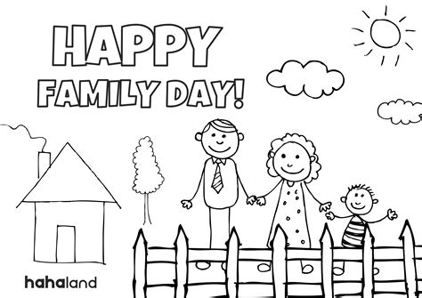 Family Coloring Pages