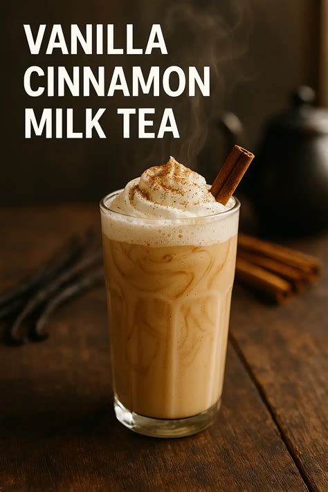 Vanilla Cinnamon Milk Tea - The Gentle Fork
