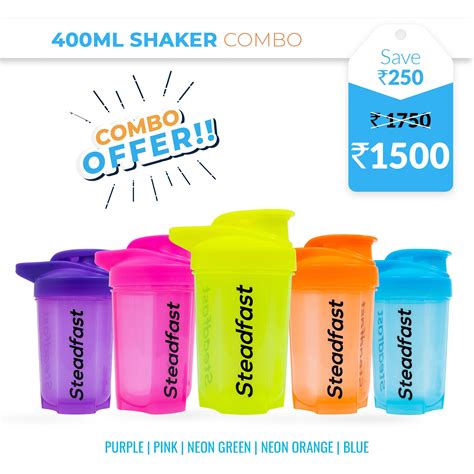400 ml Shaker Combo