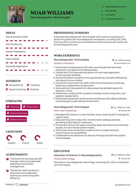 10+ Neurodiagnostic Technologist Resume Samples & Templates for 2025