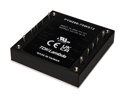 Buy in India TDK-LAMBDA PYH200-72WS12 Isolated Through Hole DC/DC ...
