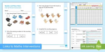 8 Year 2 - End-of-Strand Assessments - KS1 Maths - Twinkl