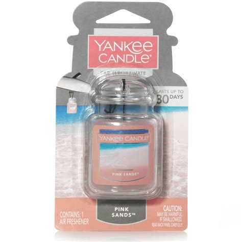 Yankee Candle Car Jar Ultimate Pink Sands Scent, Hanging Car Air ...