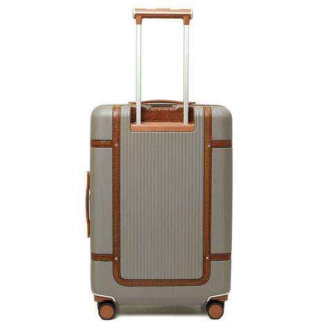 Imprint PC Trolley (Medium)- Khaki & Cognac – Da Milano
