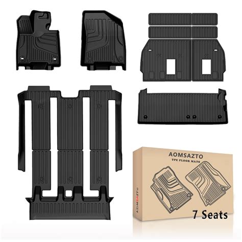 AOMSAZTO Floor Mats Fit Toyota Sienna 2021-2024 (Only for 7 Seat ...