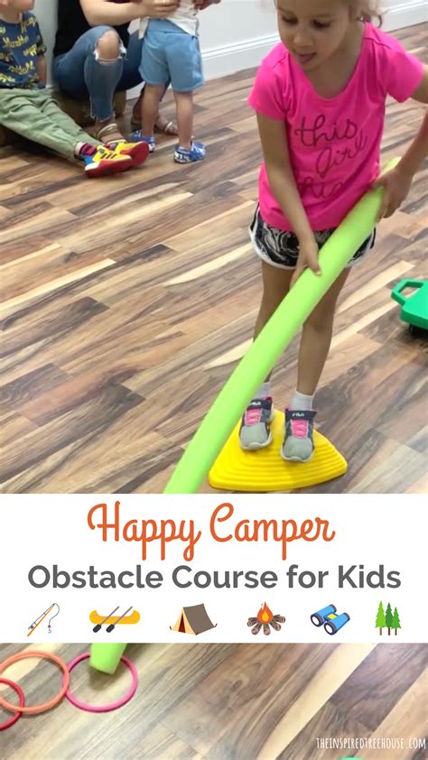 Camping Themed Activities: Happy Camper Obstacle Course - The Inspired ...