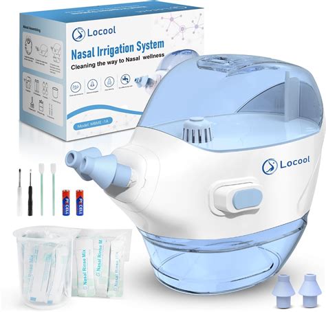 Amazon.com: Nasal Irrigation System - Neti Pot Sinus Rinse Kit Electric ...