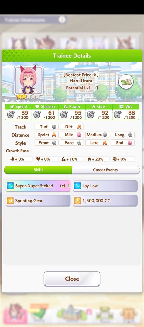 Completing Haru Urara's Build in Umamusume: Pretty Derby