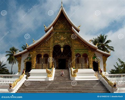 Wat Mai Temple in Luang Prabang Editorial Image - Image of monastery ...