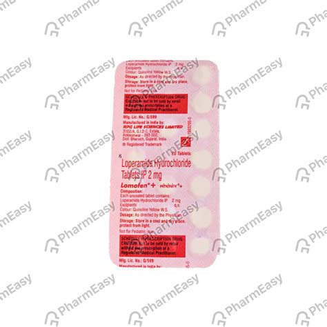 Lomofen Plus Tablets: Uses, Side-effects, Price, Dosage & More Info ...