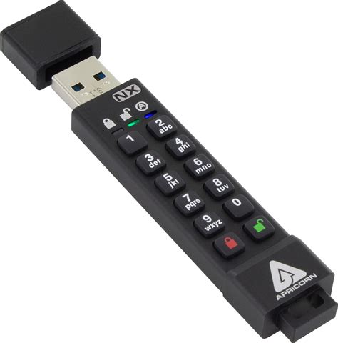 Amazon.com: Apricorn ASK3-NX 64GB USB 3.1 Encrypted Secure Drive (ASK3 ...