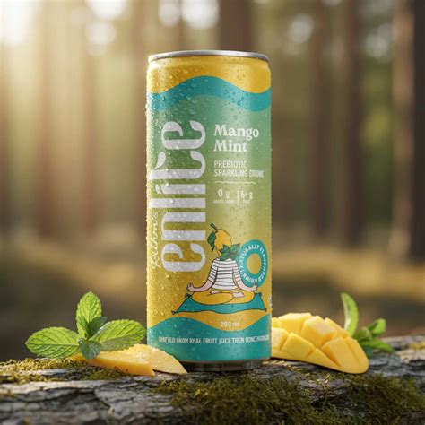 Enlite Case Study – Prebiotic Drink Branding & Can Design | DN Designs