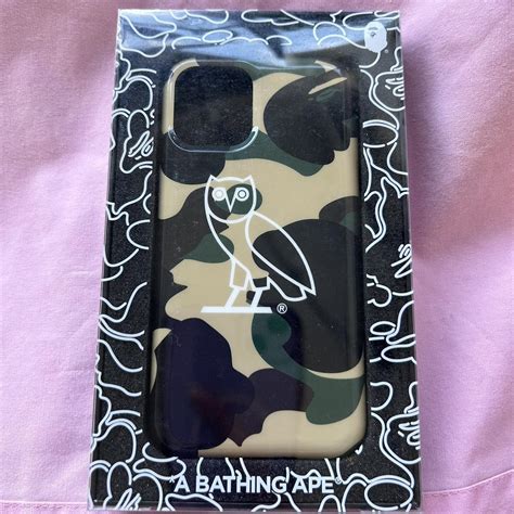 Iphone 11 pro drake OVO x BAPE phone case. never... - Depop