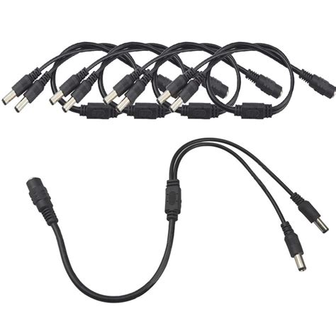 WiredCom DC Female to Male Output Power Splitter Cable | DC CCTV Camera ...