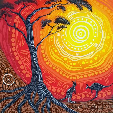 Aboriginal Art Animals, Aboriginal Art Australian, Aboriginal Art Dot ...