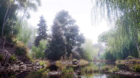 Forest Level in UE4 Tutorial Part 2 的图像结果