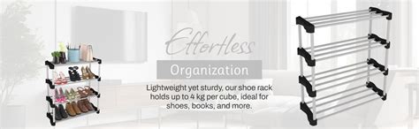 TNT THE NEXT TREND 4 Shelf Metal Shoe Cabinet for Home with Doors ...