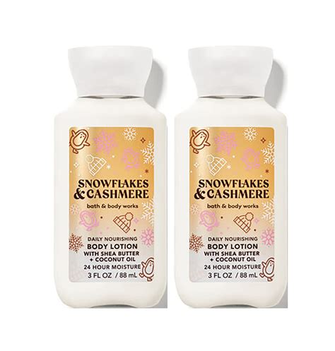 Amazon.com : Bath and Body Works Snowflakes & Cashmere 2 Pack 24 Hour ...