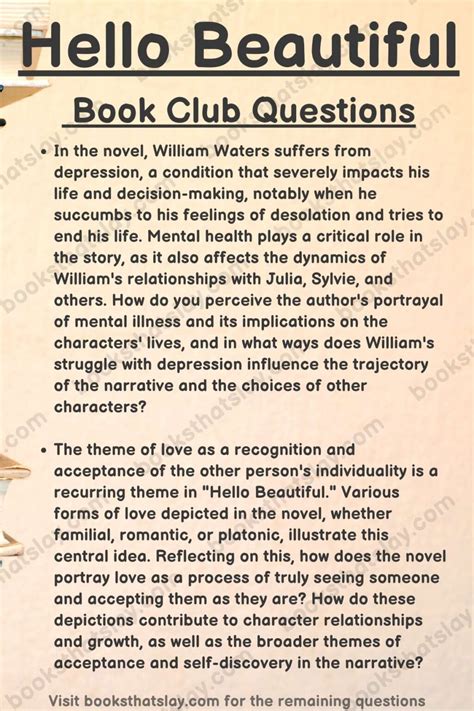 15 Hello Beautiful Book Club Questions for Discussion