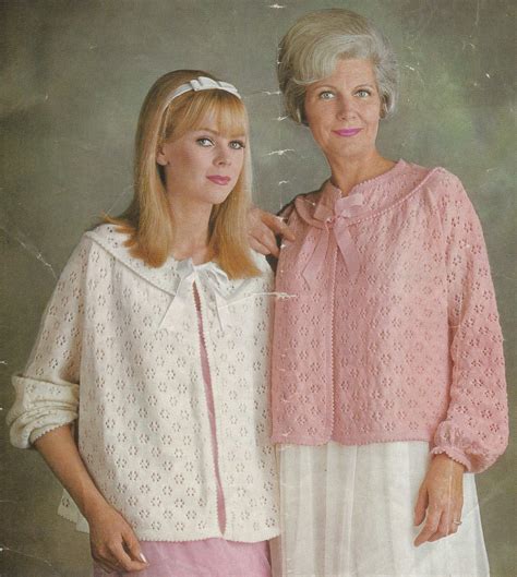 PDF Womens Bed Jacket INSTANT DOWNLOAD Vintage Knitting Pattern 33 ...