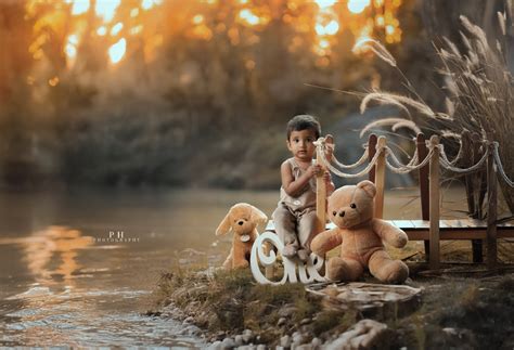 Riverside Deck Baby Photoshoot Prop for Adorable Fishing Theme Photogr ...
