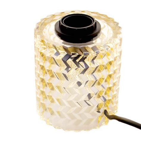 Base with Lamp holder E27 Glass (Amber) - Wonderlamp.shop