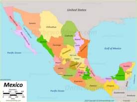 Mexico Map 的图像结果