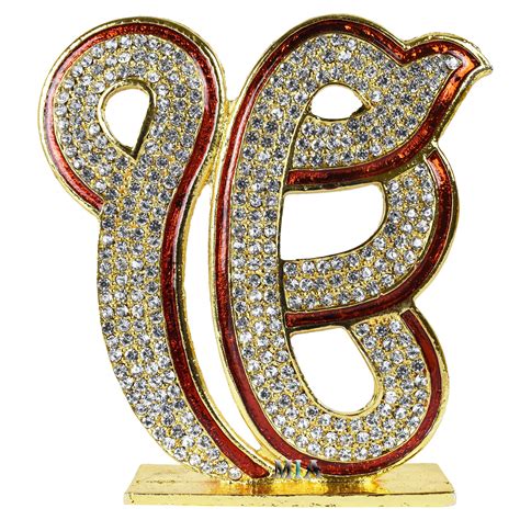 Buy Sikh Religious Ek Onkar Idol Car Dashboard for Statue Pooja,Temple ...