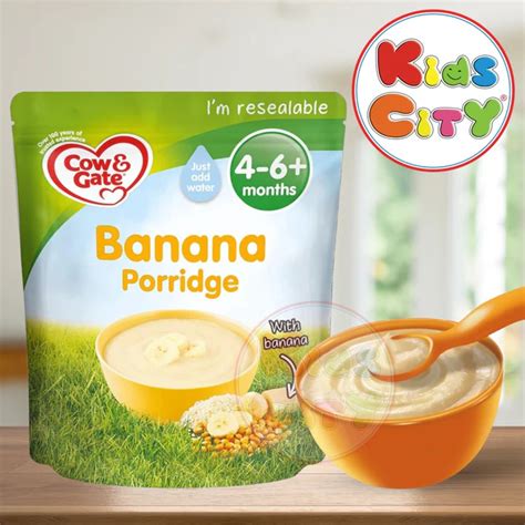 Cow & Gate Banana Porridge (4-6m+) - 125g – KidsCity.in