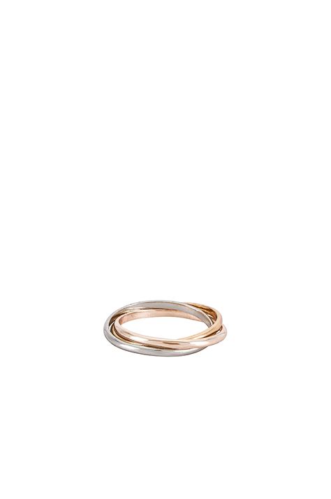 SHASHI Stacked Ring in Gold | REVOLVE