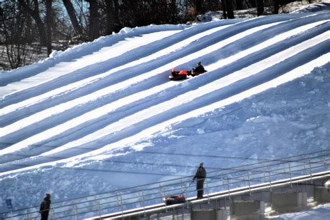 January 2021 snowtubing fun at Whitetail Ridge Ski Area at Fort McCoy ...