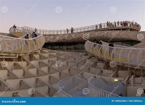 Enjoying a Spanish Sunset from from Las Setas Editorial Image - Image of landmark, sevilla ...