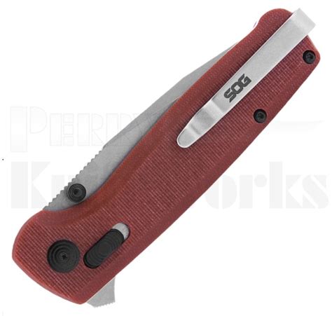 SOG Terminus XR Flipper Knife Crimson Red TM1023-BX