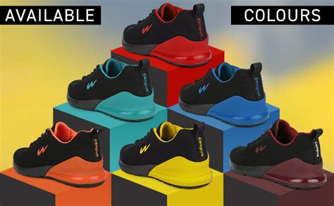 Buy Campus Men's Flying FURY BLK/ORG Running Shoes - 10UK/India 5G-839 ...