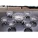 Buy Massive Reckon® Pineapple Shaped Crystal Glass Bowl Set of 7 Glass ...