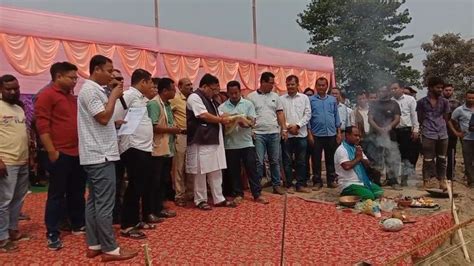 Assam: BTC CEM lays foundation stone for Sujit Narzary memorial park to ...