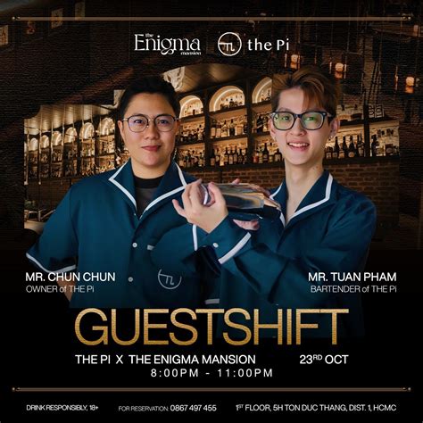 Guestshift: THE PI X THE ENIGMA MANSION, 5H Đường Tôn Đức Thắng, phường ...