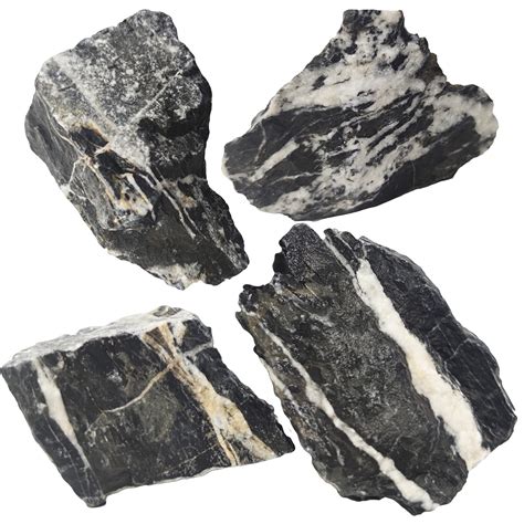 Buy PINVNBY Aquarium Decorations Natural Seiryu Stone Rock 4.5lbs Mixed ...