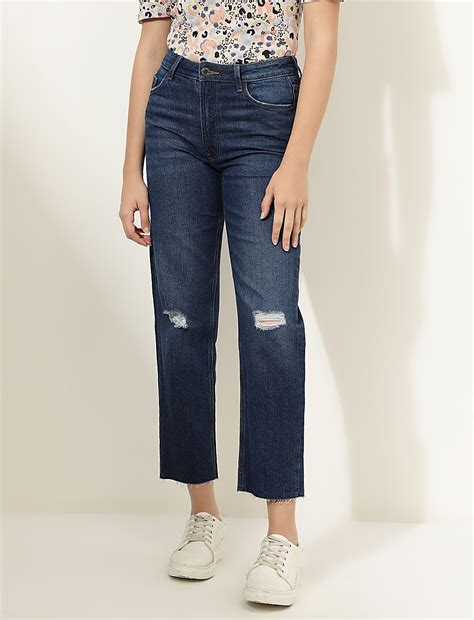 Buy Solid Boyfriend Fit Jeans at Marks & Spencer