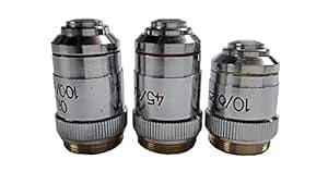 Buy Bress Objective Lens Set for Microscope (Pack of 3) vk Online at ...