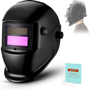 ambay Auto Darkening Welding Helmet True Color Solar Powered, Wide ...