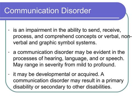 Image result for Communication Disorder