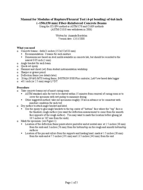 Image result for Modulus of Rupture Test