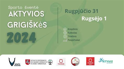 Aktyvios Grigiškės 2024, Grigiškių gimnazija, Vilnius, 31 August to 1 ...