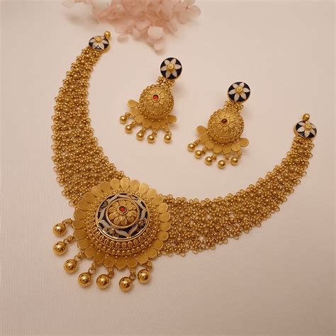 Buy GoldenOrchid Wedding Set 22 KT yellow gold (52.56 gm). | Online By ...