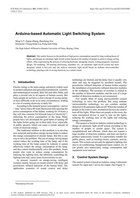 Image result for Arduino Automatic Light System