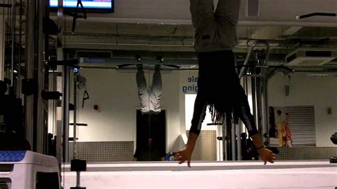 Hanging Abs Workout 2 - Inverted Sit Ups Gravity Boots Exercises | Abs ...