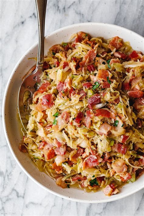 Irish fried cabbage and bacon – Artofit