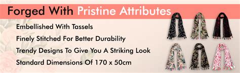 Buy StoleVilla Women's Printed designer Chiffon stoles And Scarf ...